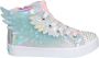 Skechers Twi Lites 2.0 Unicorn Wings Silver Sneakers hoge-sneakers - Thumbnail 2