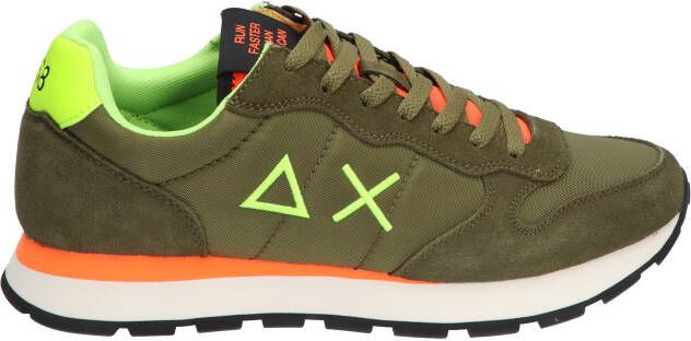 Sun 68 Tom Solid Fluo Militare Lage sneakers