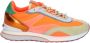 THE HOFF BRAND Lage Sneakers Dames Passion Fruit Art Maat: 41 Materiaal: Suède Kleur: Oranje - Thumbnail 5