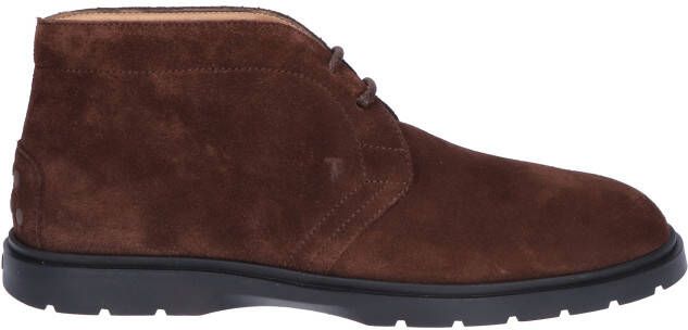 Tod's Dessert Boot in Suede Marrone Africa Boots