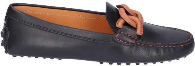 Tod's Gommino Leather Loafer Black Instapschoenen