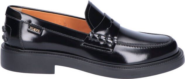 Tod's Loafer in Leather Black Instapschoenen