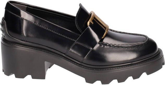 Tod's Loafers in Leather Black Instapschoenen