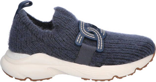 Tod's Slip On Stretch Blue Sneakers