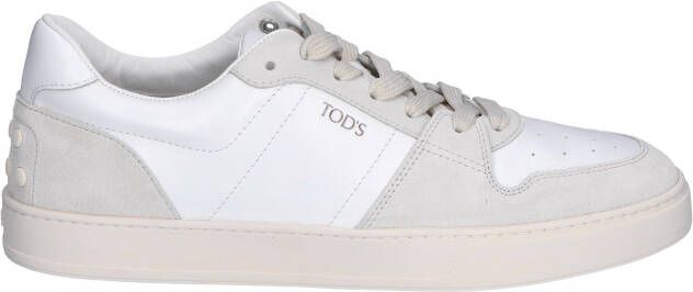 Tods Sneakers in Leather White Lage sneakers