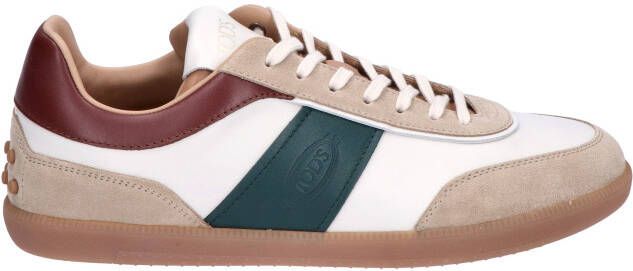 Tod's Tabs Sneakers Beige Green Lage sneakers