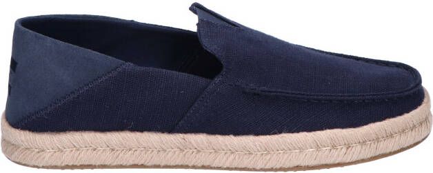 Toms Alonso Canvas Loafer Navy Espadrilles