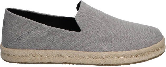 Toms Santiago Canvas Dark Grey Espadrilles