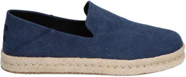 Toms Santiago Canvas Navy Espadrilles