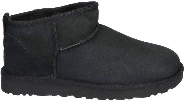 Ugg Classic Ultra Mini Black Enkellaarzen