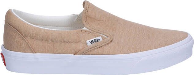 Vans Classic Slip On Linen Beige Sneakers