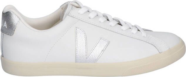 Veja Esplar Women Leather White Silver Sneakers