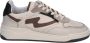 VIA VAI Sam Levi beige damessneakers Beige Leer Lage sneakers Dames - Thumbnail 4