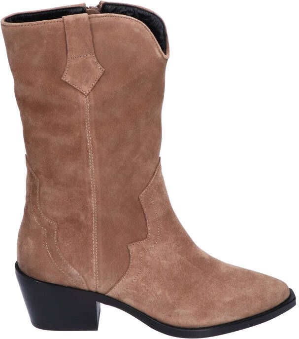 Vivian ray Veroni Light Taupe Suede Boots