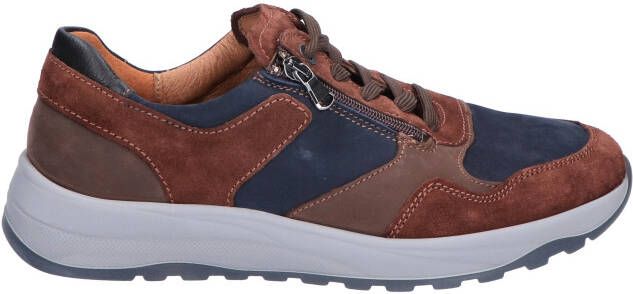 Waldlaufer 662001 Blue Brown K-Wijdte Veterschoenen