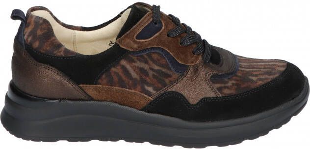 Waldlaufer 760002 Black Brown H-Wijdte Veterschoenen