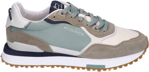 Woolrich WFM241050 Beige Green Sneakers