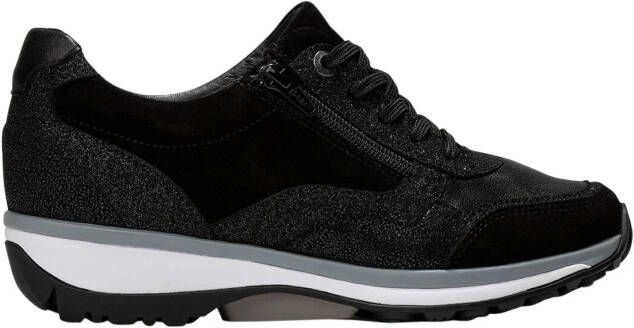 Xsensible 30114.3 Iona 006 Black Fantasy G-Wijdte Veterschoenen