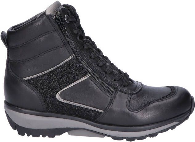 Xsensible 30116.3 080 Black Combi G-Wijdte Veter boots