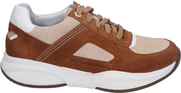 Xsensible 32500.2 SWX23 370 Cognac Combi H-Wijdte Veterschoenen