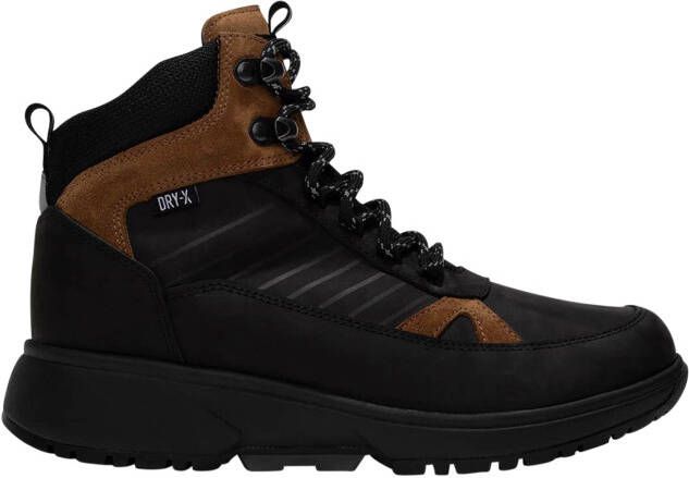 Xsensible 40207.5 084 Black Combi H-wijdte Veterschoenen