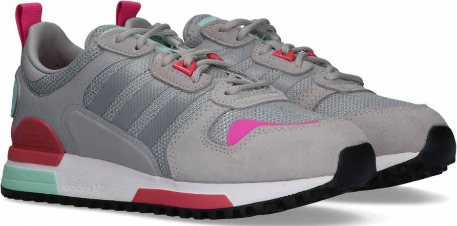 Adidas Originals Zx 700 sneakers grijs zilver roze - Schoenen.nl