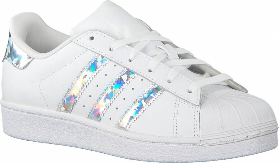 Adidas Witte Lage Sneakers Superstar J