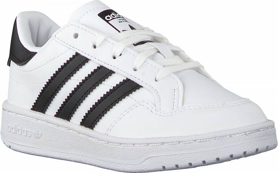 Adidas Court J Lage Schoen in Cloud White Zwart White - Foto 1