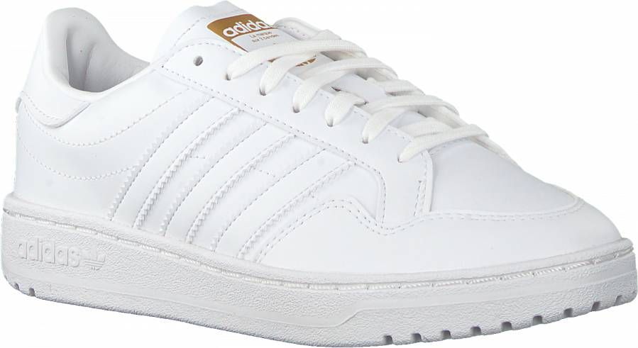 Adidas Witte Lage Sneakers Team Court J