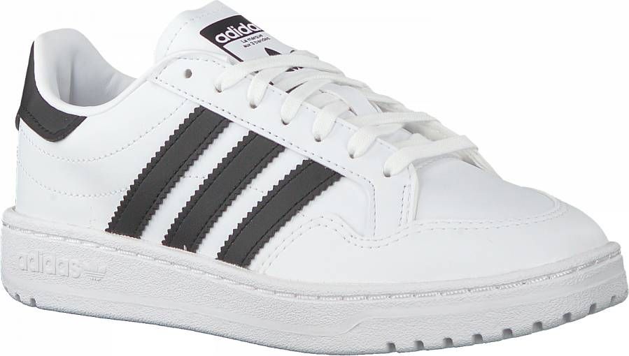 Adidas Court J Lage Schoen in Cloud White Zwart White