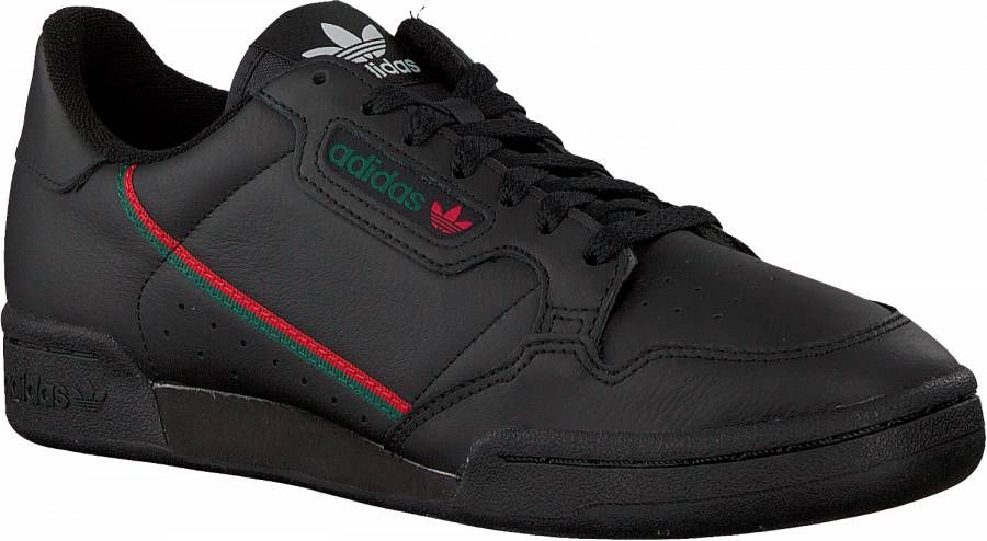Adidas Continental 80 Lage sneakers Leren Sneaker Zwart