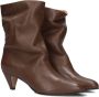 Anonymous Copenhagen Bruin Leren Stiletto Enkellaars Brown Dames - Thumbnail 1