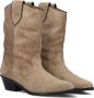 City Western bruin Tinten Saseline 35 Cowboylaarzen Western Laarzen Dames Taupe - Thumbnail 1