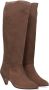 Anonymous Copenhagen Taupe Suede Stiletto Laarzen Brown Dames - Thumbnail 1