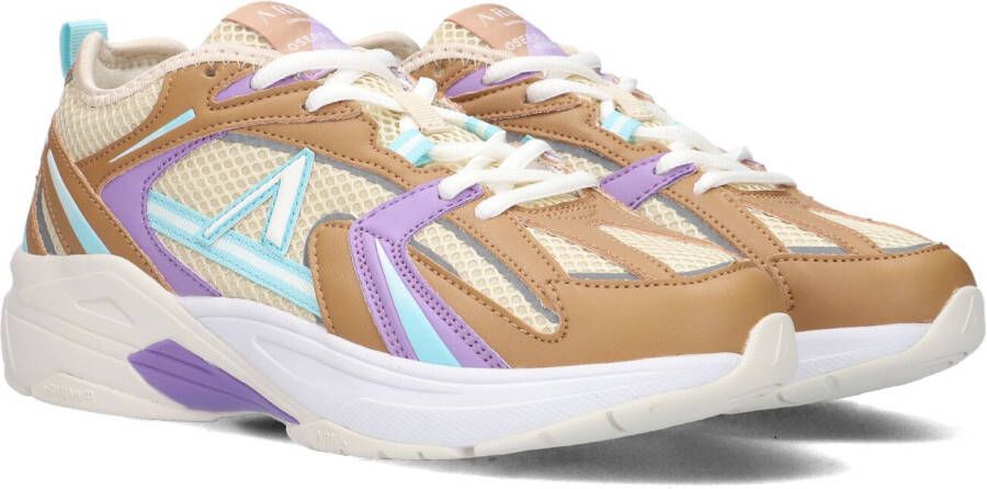 Arkk Copenhagen Kleurrijke Runner Sneaker Oserra Beige Multicolor Dames