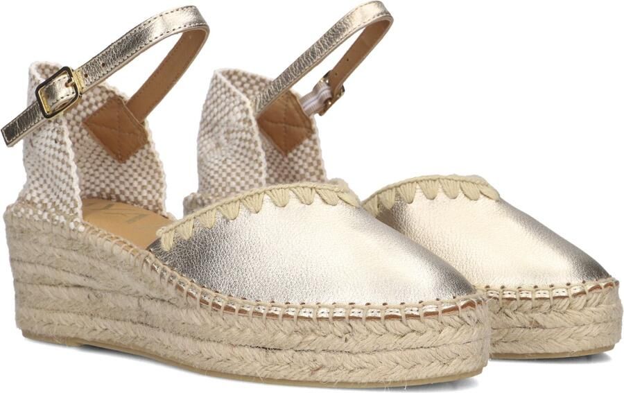 AYANA Espadrilles Dames Omo25yu814 Maat: 40 Materiaal: Suède Kleur: Goudkleurig