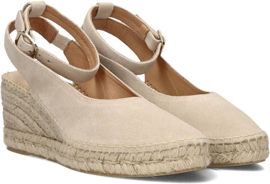 AYANA Espadrilles Dames Yu669 Maat: 37 Materiaal: Leer Kleur: Beige