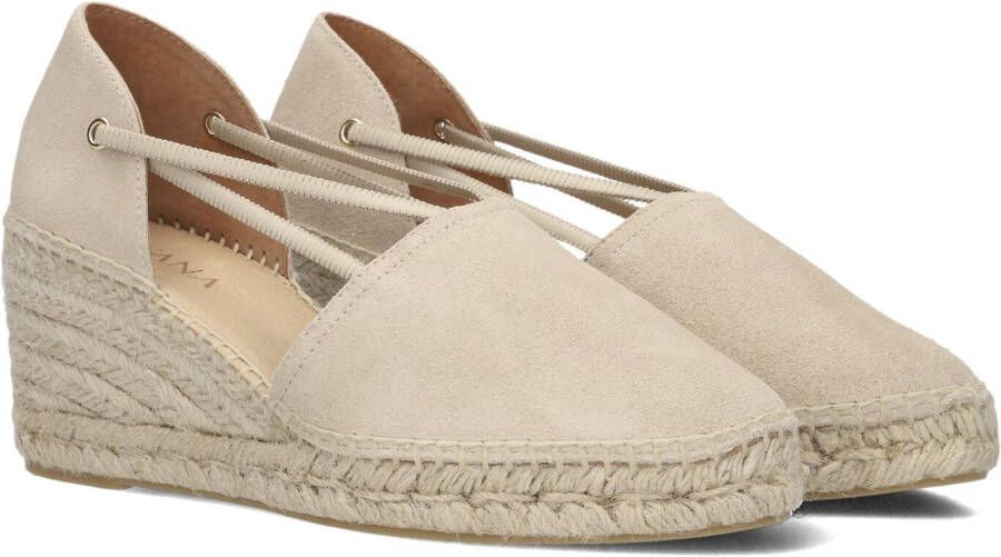 AYANA Espadrilles Dames Yu688 Maat: 40 Materiaal: Suède Kleur: Beige