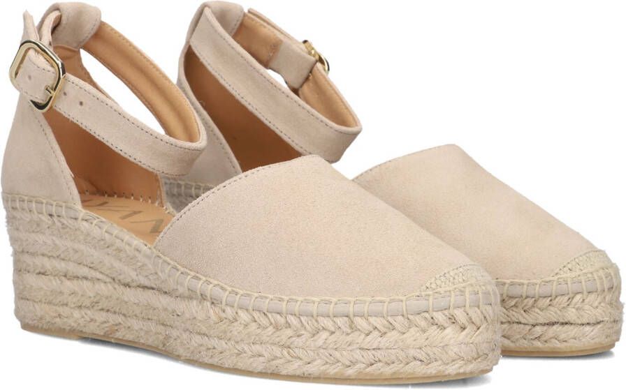 AYANA Espadrilles Dames Yu689 Maat: 42 Materiaal: Suède Kleur: Beige