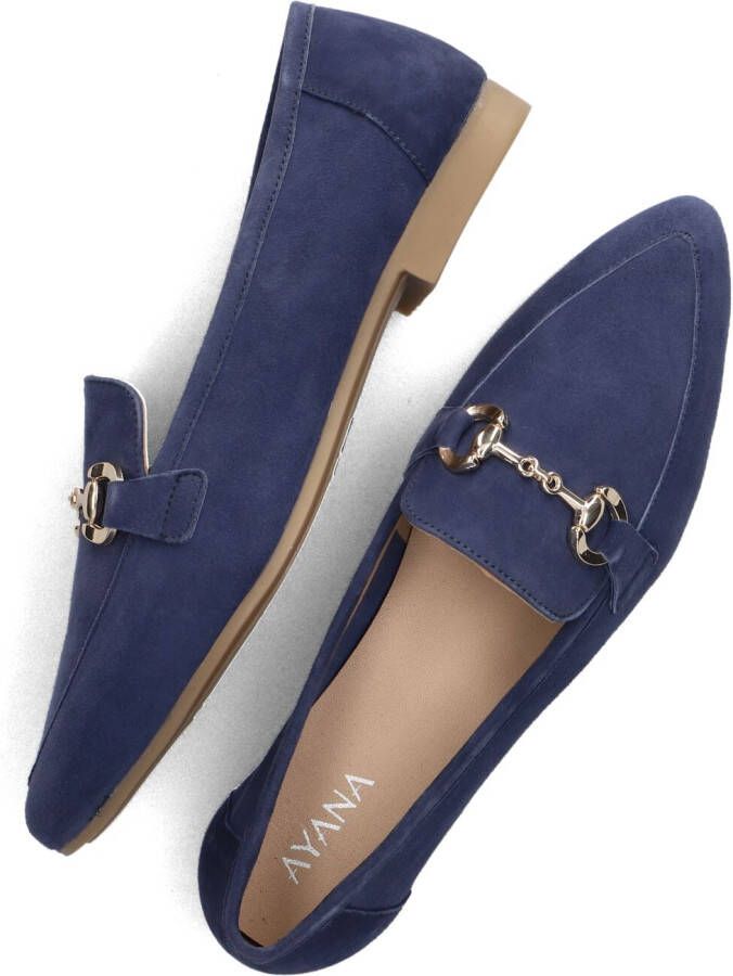 AYANA Loafers Dames 4788 Maat: 40 Materiaal: Leer Kleur: Blauw