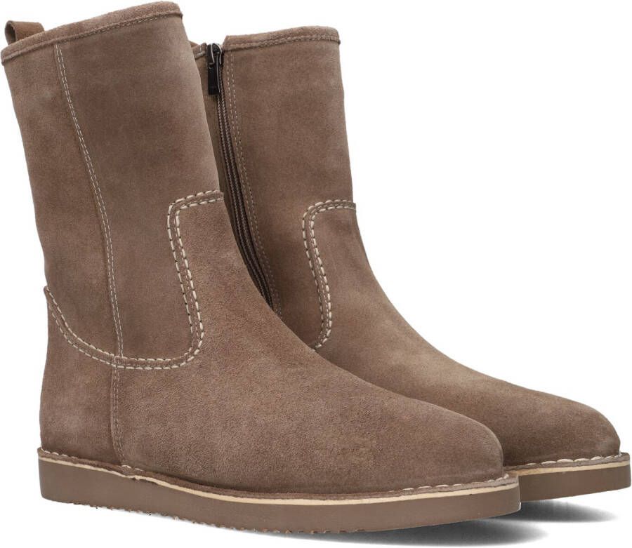 AYANA Vachtlaarzen Dames 11966 Maat: 43 Materiaal: Suède Kleur: Taupe