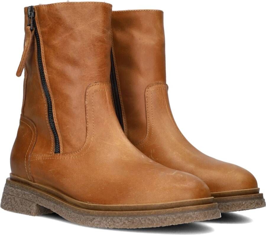 AYANA Enkelboots Dames 09-242 Maat: 36 Materiaal: Leer Kleur: Cognac