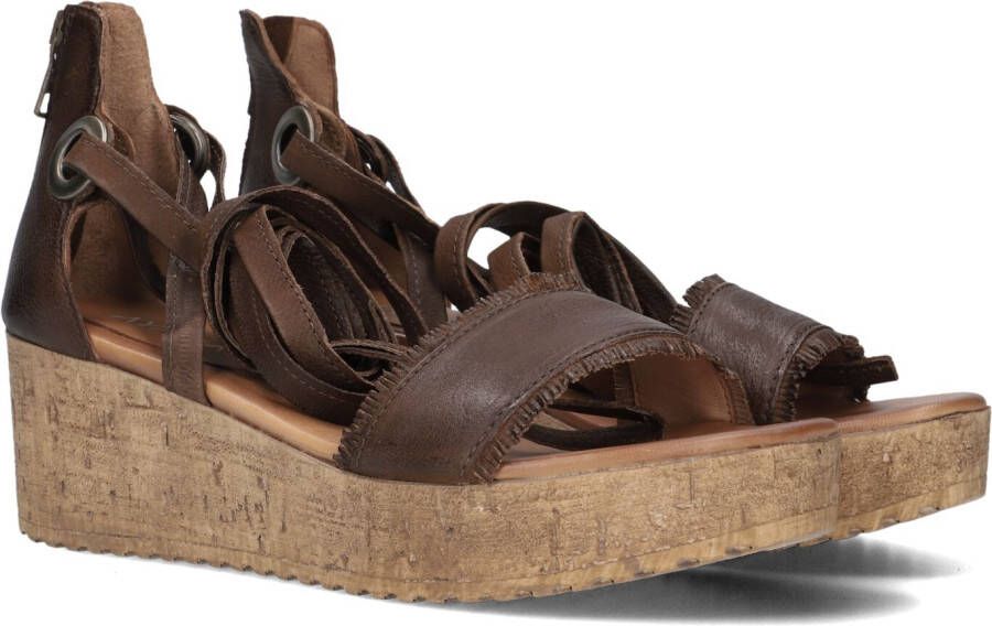 AYANA Sandalen Dames 722007 Maat: 42 Materiaal: Leer Kleur: Cognac