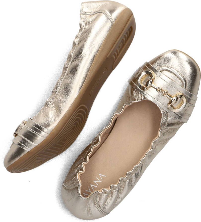 AYANA Ballerina Dames 4936 Maat: 37 Materiaal: Leer Kleur: Goud