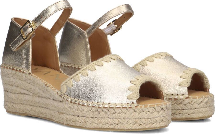 AYANA Espadrilles Dames Omo25yu816 Maat: 40 Materiaal: Leer Kleur: Goudkleurig