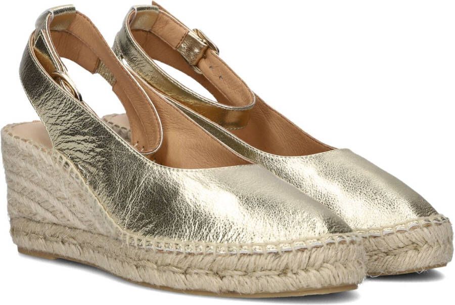 AYANA Espadrilles Dames Yu669 Maat: 39 Materiaal: Leer Kleur: Goud