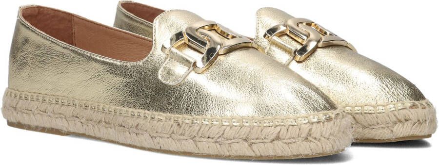 AYANA Espadrilles Dames Yu695 Maat: 38 Materiaal: Leer Kleur: Goud