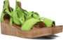 AYANA Sandalen Dames 722007 Maat: 36 Kleur: Groen - Thumbnail 1