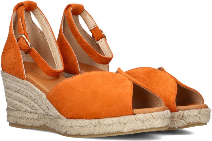 AYANA Espadrilles Dames Yu6891 Maat: 39 Materiaal: Suède Kleur: Oranje