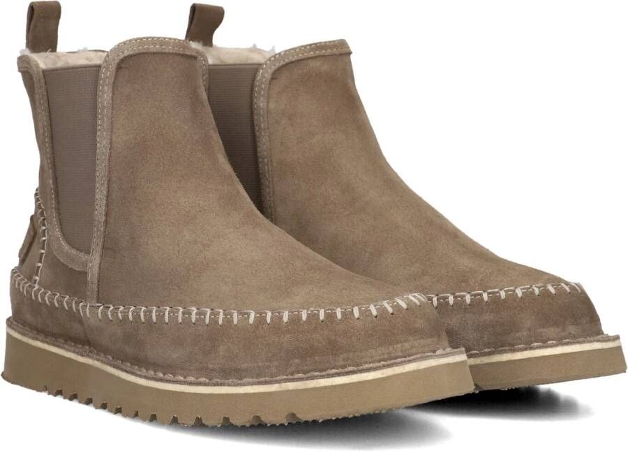 AYANA Chelsea Boots Dames 2421 Maat: 38 Materiaal: Suède Kleur: Taupe